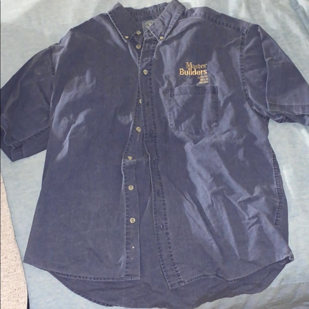 Lutheran Men in Mission casual button down shirt